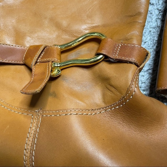 Sperry Topsider sable cognac tan brown equestrian riding boots size 9 - Picture 5 of 10